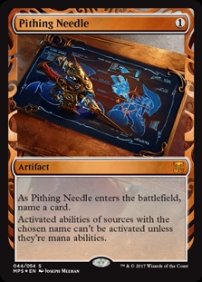 Pithing Needle Kaladesh Inventions